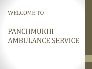 Panchmukhi Ambulance Service in Mehrauli to model town with trained staff