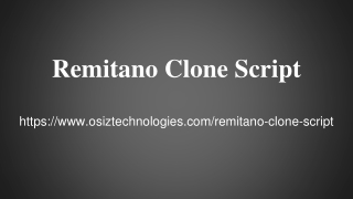 How does the Remitano clone script work?