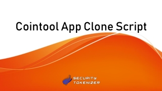 Cointool App Clone Script