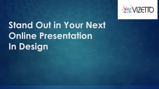 Stand Out in Your Next Online Presentation