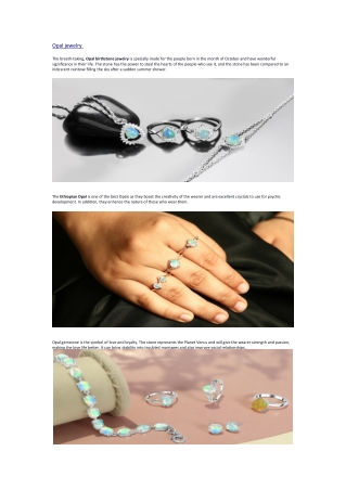 Sterling Opal Jewelry Ring At Wholesale Price