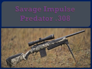 Savage Impulse Predator .308