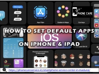 How to Set Default Apps on iPhone & iPad_phonecareservice