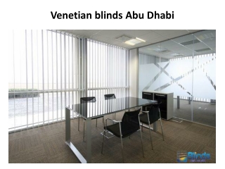 Venetian blinds Abu Dhabi