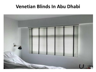 Venetian Blinds In Abu Dhabi