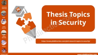Thesis Topics in Security
