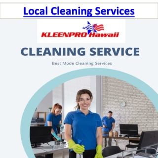 Local Cleaning Services