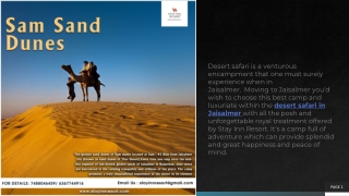 Desert Safari in Jaisalmer