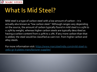 What Is Mid Steel