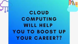 Basics % Advanced Training In Cloud Computing Online Course 2021