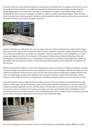 Stamped concrete offers many benefits