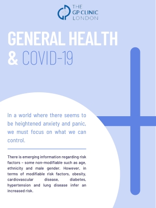 General Health & COVID-19 Medical Test in London