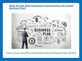 What Are the Most Important Characteristics Of A Great Business Plan