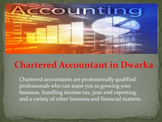 Chartered Accountant in Dwarka