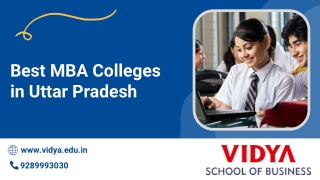 Best MBA College in UP | MBA Colleges in Delhi | Vidya School of Business