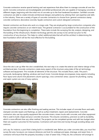 Attractive concrete is not only wonderful, but useful as well!