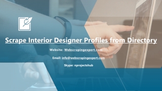 Scrape Interior Designer Profiles from Directory