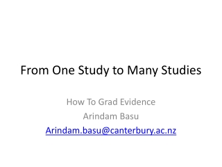Grading studies lecture