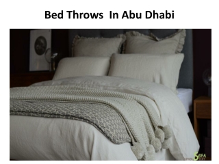 Bed Throws  In Abu Dhabi