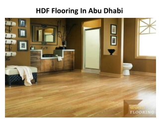 HDF Flooring In Abu Dhabi