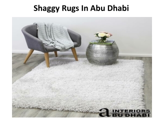 Shaggy Rugs In Abu Dhabi