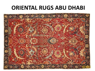 ORIENTAL RUGS ABU DHABI