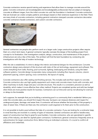 The Most Hilarious Complaints We've Heard About concrete contractor
