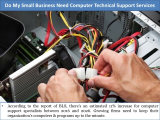 Do My Small Business Need Computer Technical Support Services