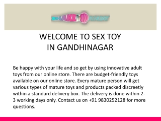 Sex Toys In Gandhinagar