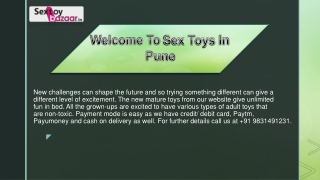 Sex Toys in Pune