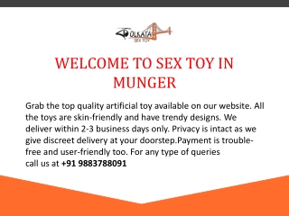 Sex Toys In Munger