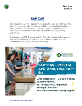 SAP CAR