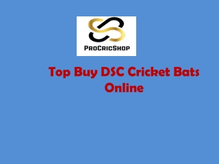 Top Buy DSC Cricket Bats Online