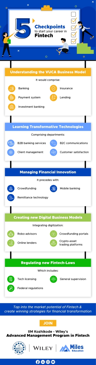 5 Checkpoints To Start Your Career In Fintech