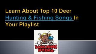 Deer Hunting Songs | Laughing Hyena Records