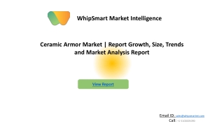 Ceramic Armor Market Global Forecast 2027 by industry trends & Key Players
