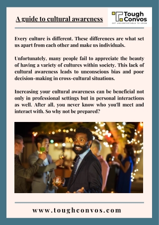A guide to cultural awareness