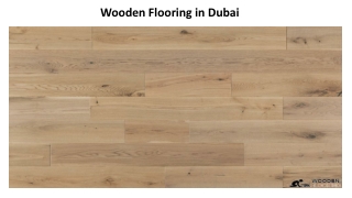 WOODEN FLOORING DUBAI