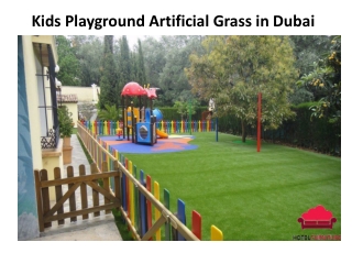 Kids Playground Artificial grass Dubai