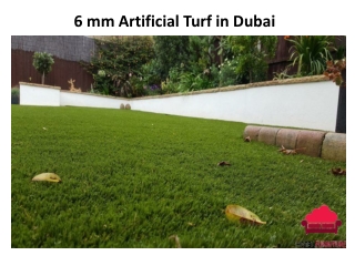 6 mm Artificial Turf  Dubai