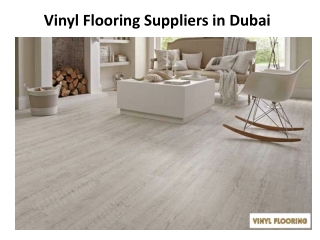 Vinyl Flooring Suppliers in Dubai