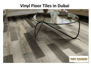 Vinyl Floor Tiles in Dubai
