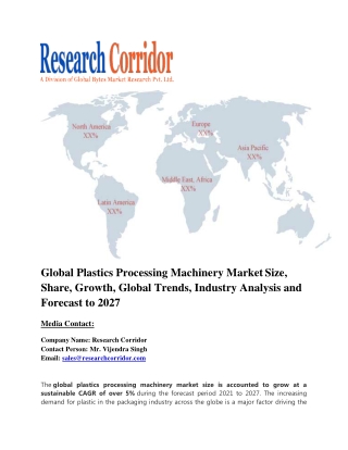 global-plastics-processing-machinery-market