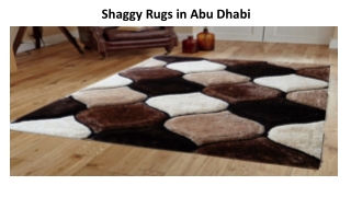 Shaggy Rugs in Abu Dhabi