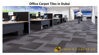 Office Carpet Tiles in Dubai