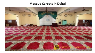 MOSQUE CARPETS IN DUBAI