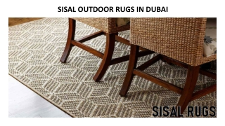 SISAL OUTDOOR RUGS DUBAI
