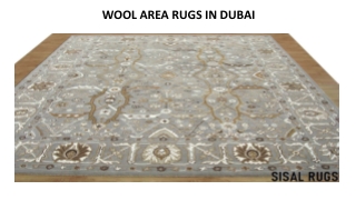 WOOL AREA RUGS DUBAI