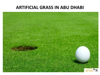 ARTIFICIAL GRASS IN ABU DHABI