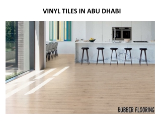 VINYL TILES IN ABU DHABI